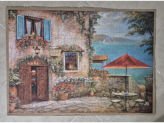 çerçeveletmeye hazır yapılmış 2000lik puzzle tablo sahibinden