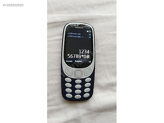 Yok Lacivert Nokia 3310 Cep Telefonu - 1292202523