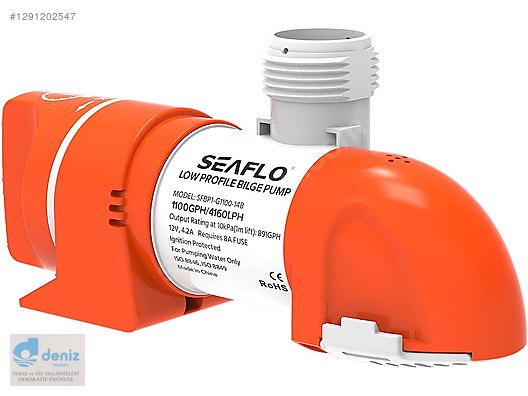 ぽむ Tekne Sintine Pompası. Seaflo Düşük Profil Pompa SR12170 (2500D