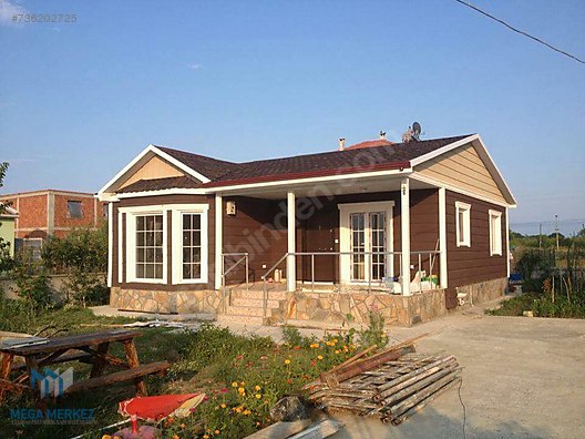 MEGAEVİM ÇELİK PREFABRİK EV 72 M2 ANAHTAR TESLİM FULL PAKET Satılık
