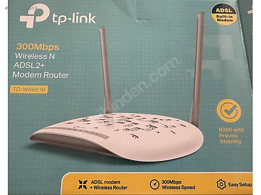 İkinci El ve Sıfır Alışveriş / Bilgisayar / Çevre Birimleri / Modem & Ağ Ürünleri / ADSL Modem