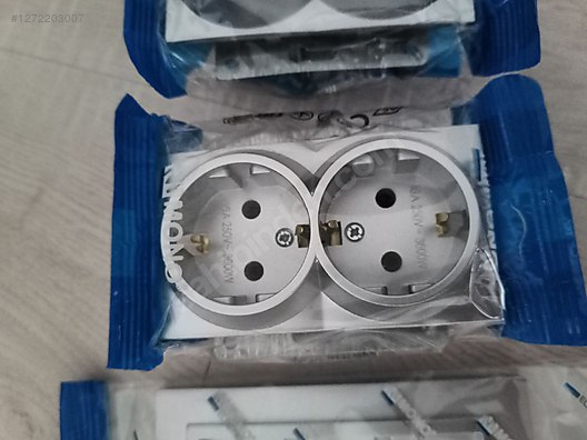 İkili topraklı priz 1 adet - Priz ve Yapı Malzemeleri sahibinden.com'da