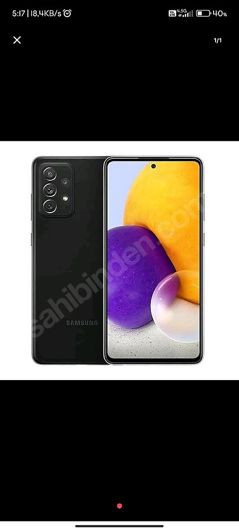 Sıfır Samsung galaxy a52 8 gb ram 256 gb hafıza