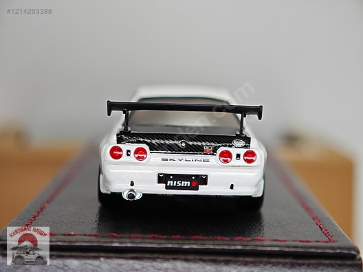 İGNİTİON MODEL - NİSSAN SKYLİNE GT-R NİSMO R32 WHİTE - 2688 on