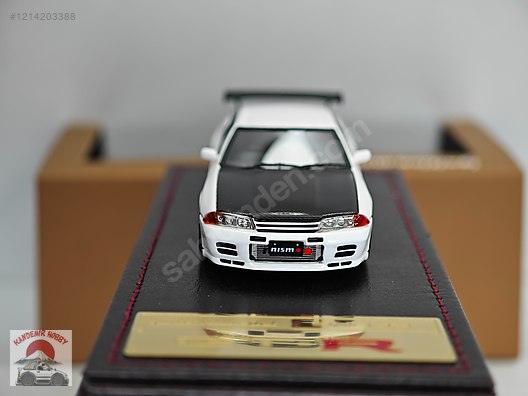 İGNİTİON MODEL - NİSSAN SKYLİNE GT-R NİSMO R32 WHİTE - 2688 on