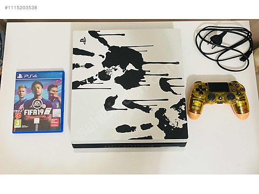 PS4 Pro Death Stranding Limited Edition + FIFA 19 at sahibinden