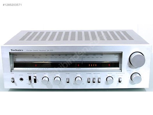 ナショナル Technics 販促用法被 Technics Receiver Amfi - Technics SA 303 - technics-sb-r3-hoparlör