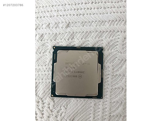 中古】Intel Core i5-7500 白っぽく (3.4GHz/TB:3.8GHz) bulk LGA1151/4C/4T/L3