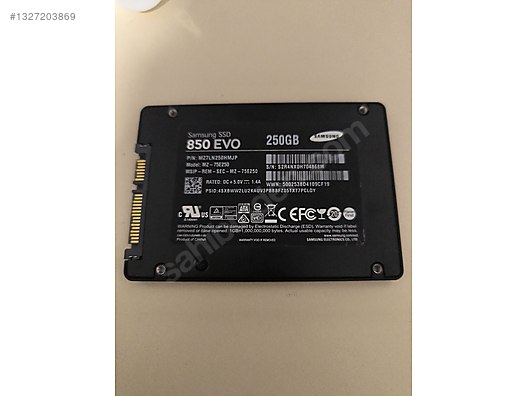 Samsung 850 Evo 250Gb Ssd sahibinden.comda - 1327203869