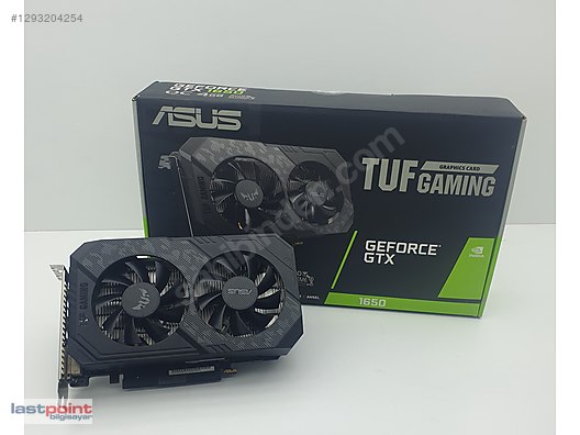 ASUS TUF GeForce GTX 1650 GAMING 4GB GDDR6 128Bit Ekran Kartı