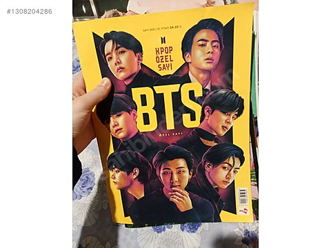 BTS posteri ve çıkartma seti koleksiyonluk sahibinden.comda