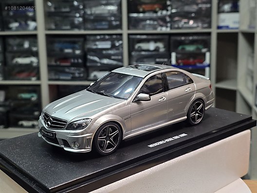 1/18 Gt Spirit - Mercedes Benz C63 AMG Silver Sıfır kutulu ürün