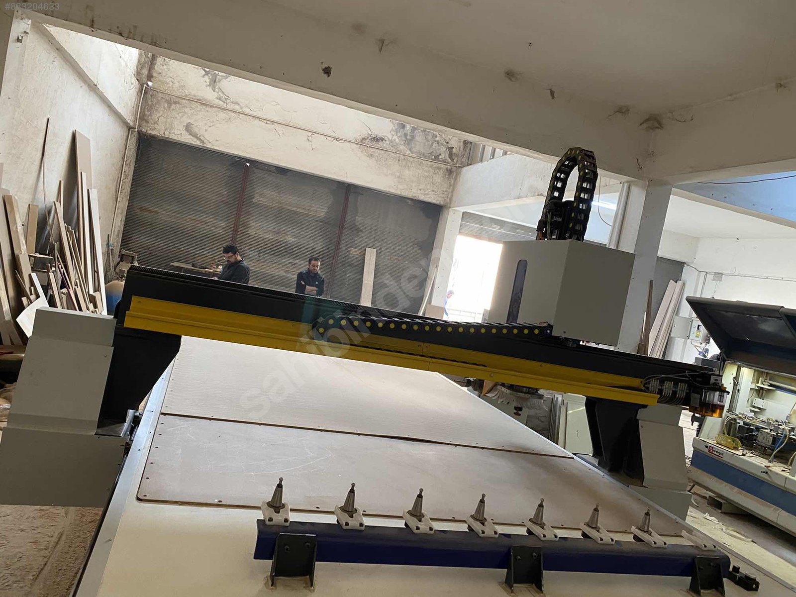 TEKNOPORT CNC 21/37KAPI KİLİT KOL AÇMA SERVO LNC VAKUM Ahşap
