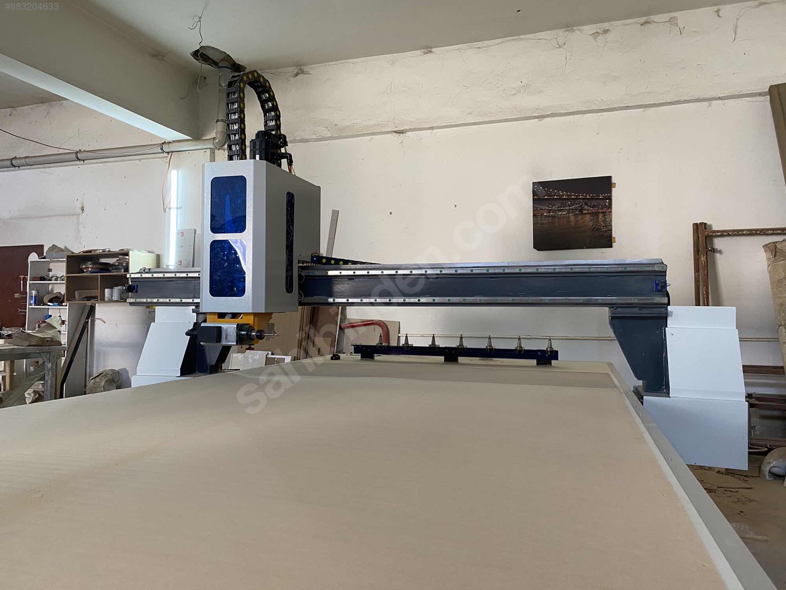TEKNOPORT CNC 21/37KAPI KİLİT KOL AÇMA SERVO LNC VAKUM Ahşap