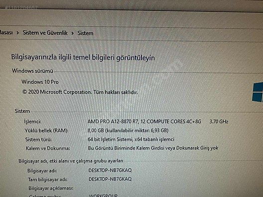 İkinci El ve Sıfır Alışveriş / Bilgisayar / Masaüstü / Modeller / HP
