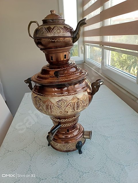 Elektrikli semaver 50 cm boyu