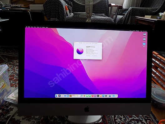 iMac 27インチ/i7/16GB/SSD1TB/Windows11 Apple / İmac İ7 3.4GHz İşlemci 27'' 16GB Ram Monterey ve Win 10