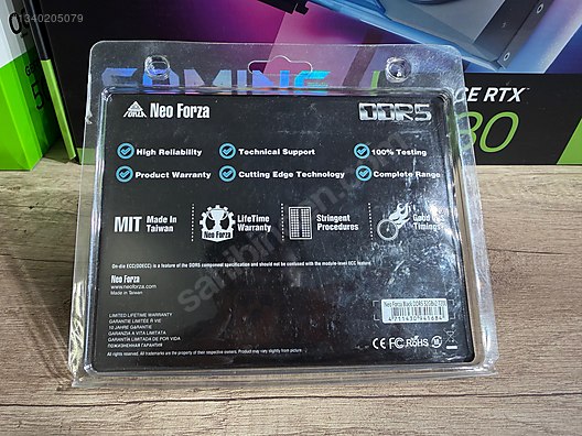 NEO FORZA 32X2 64GB DDR5 RAM 7200MHZ CL38 SIFIR TR GARANTİ