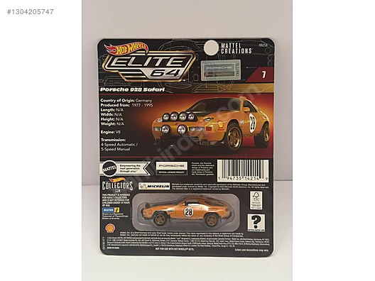 Hot Wheels Diecast Model 1:64 Porsche Araba - 1304205747