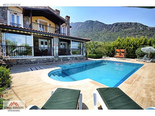 fethiye ovacik ta 3 1 kose parsel mustakil havuzlu satilik villa satilik villa ilanlari sahibinden com da 931205836