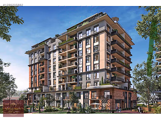 Kerenty'den Büyük Tip Teraslı 2+1 Peyzaj Cephe Dap Yeni Levent #1286205882