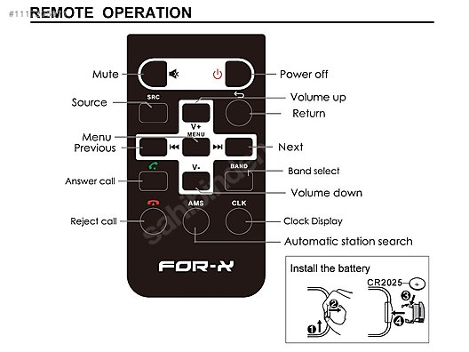 Müzik Çalar / FOR-X XQ-700DSP 4 KANAL AMFİ ÇIKIŞLI PROFESYONEL OTO