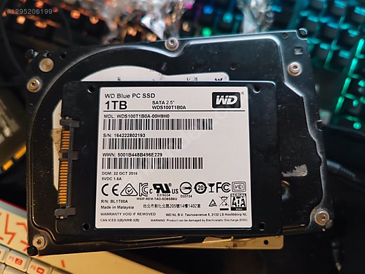 WESTERN DİGİTAL WD BLUE 1TB SSD 1 tb harddisk 1 terabayt