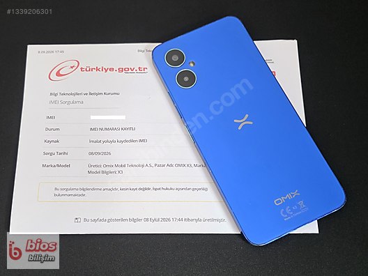 64 GB Mavi Omix X3 Cep Telefonu - 1339206301