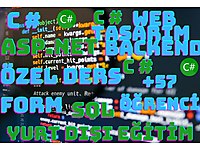 Yazılımcıdan Özel Ders,Entegrasyon, Ödev ,C#,.Net Core,Sql,Form #1207206306