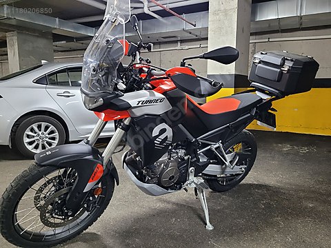 Aprilia   Tuareg   2023 Model Aprilia Tuareg 660 Shad Arka çantalı, Ön 