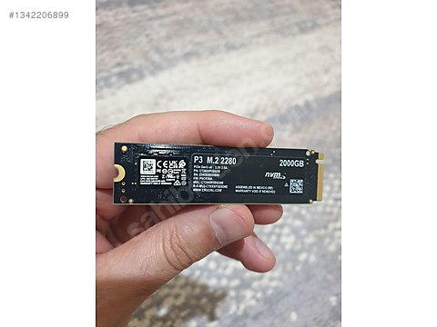 Crucial P3 2TB SSD sahibinden.comda - 1342206899