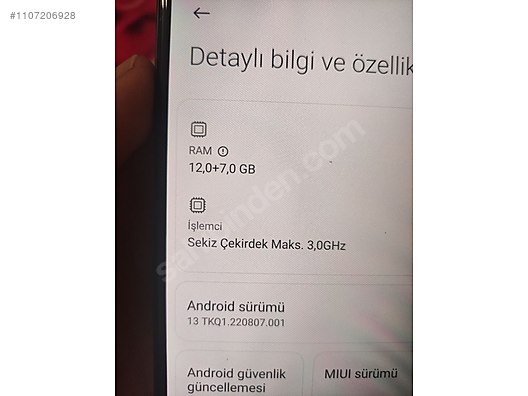 İkinci El ve Sıfır Alışveriş / Cep Telefonu & Aksesuar / Cep Telefonu / Xiaomi / Redmi K50 Gaming