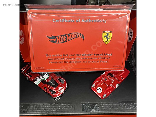 Hot wheels x ferrari heritage set rlc premium on sahibinden.com