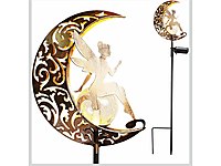 Güneş enerjili bahçe süsü lamba