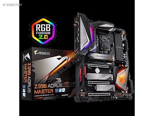 Gigabyte Z390 Aorus Master + Intel i9 9900k işlemci sahibinden