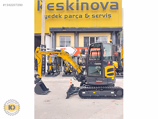 KESKİNOVA dan YUCHAİ 4 TON ESKAVATÖR 2 YIL 2000 SAAT GARANTİ