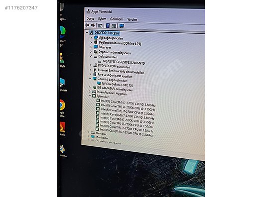 Gigabyte i7 OYUNCU KASA - Alışveriş :: Sıfır, İkinci El Ürünlerle sahibinden.com'da