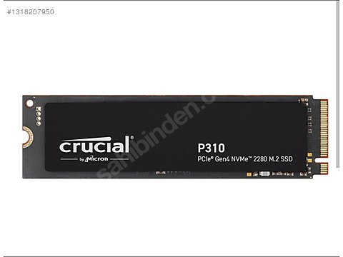 Crucial 500GB P310 Serisi NVMe M.2 SATA SSD (Okuma 6600MB / Yazm