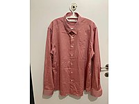 Orijinal Lacoste 2XL-3XL pembe gömlek