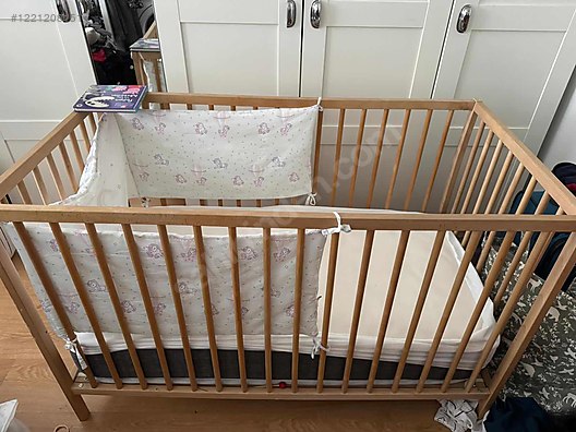 Ikea Baby Crib Ikea Crib Natural Wood SNIGLAR Crib, Beech, 27