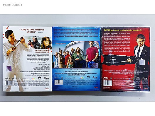 Dexter 1-2-3 Sezon Dizi DVD SIFIR AMBALAJINDA - Yabancı DVD