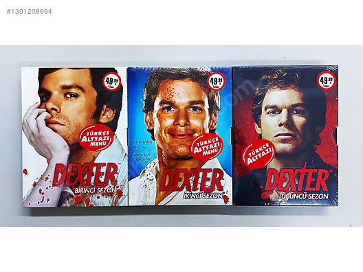 Dexter 1-2-3 Sezon Dizi DVD SIFIR AMBALAJINDA - Yabancı DVD