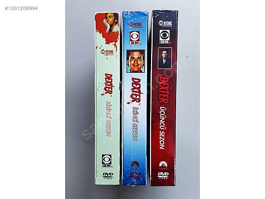 Dexter 1-2-3 Sezon Dizi DVD SIFIR AMBALAJINDA - Yabancı DVD