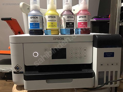 Color F10061 Yazıcı / Epson Sure Color f100 Süblimasyon A4 mürekkep püskürtmeli ...