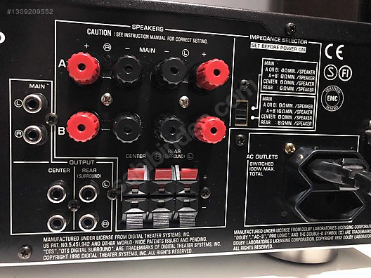 Yamaha DSP-A595A hatasız.. Stereo Av receiver orijinal sahibinden