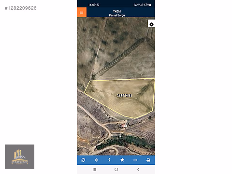 PARLAK GAYRİMENKUL'DAN BAGRIKURT'TA SATILIK TARLA #1282209626