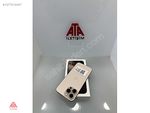 Resim Apple iPhone 16 Pro Max İkinci El TR | 256 GB | Çöl Titanyum İkinci El -ATA İLETİŞİM-İPHONE 16 PROMAX 256GB ÇÖL TEMİZ PİL 96 FIRSAT TR!