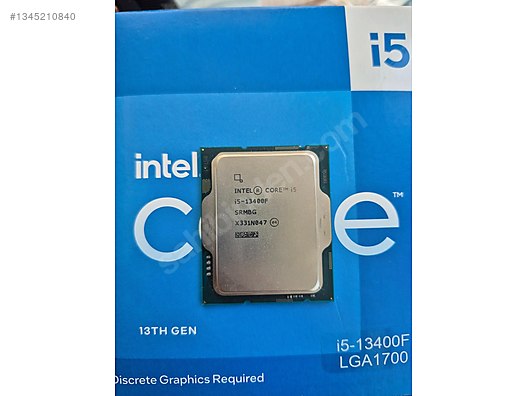 Intel Core i5-13400F 2.5 GHz LGA1700 20 MB Cache 65 W İşlemci