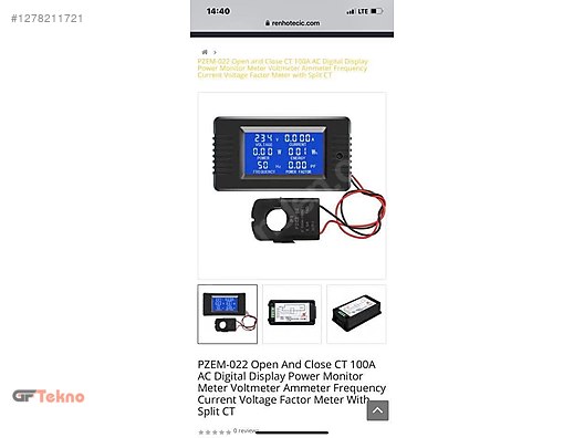 Güneş Enerjisi Sistemi - Peacefair 022 Split Ct Güneş enerji sistemleri üzerinden çıkan