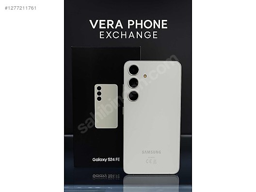 Resim Samsung S24 FE İkinci El TR | 256 GB | Gri İkinci El Samsung Galaxy S24 FE 256GB 20 Günlük, Sıfır Ayarında, Kutulu